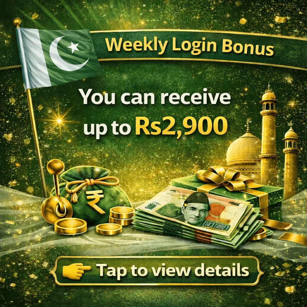 Bet888 Game weekly login bonus earn up to Rs 2900 in Pakistan